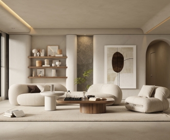 Wabi-sabi Style A Living Room-ID:331374884