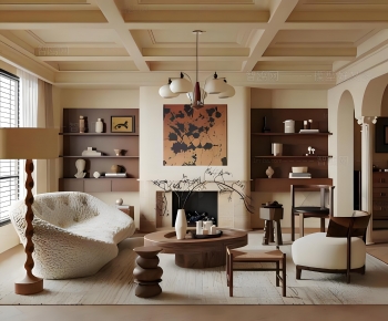 French Style A Living Room-ID:570637948