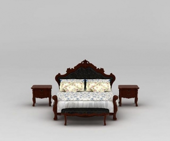 European Style Double Bed-ID:745429043