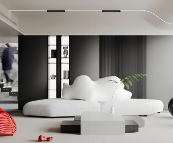 Modern A Living Room-ID:553740024