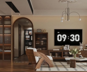 French Style A Living Room-ID:373944046