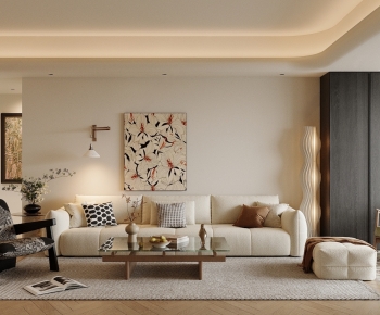 Modern A Living Room-ID:215805051