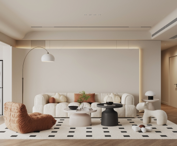 Modern A Living Room-ID:891622079