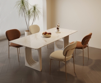 Modern Dining Table And Chairs-ID:766470911