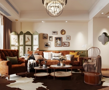 French Style A Living Room-ID:352586037