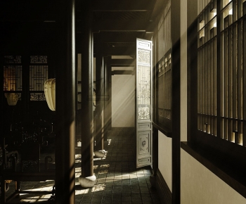 Chinese Style Hallway-ID:377537977