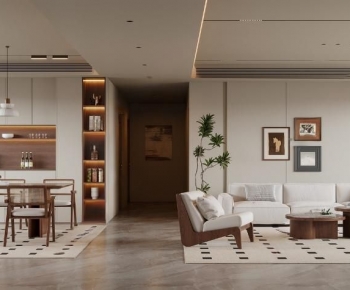 Modern A Living Room-ID:527832982