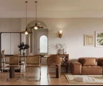 Modern A Living Room-ID:615511896