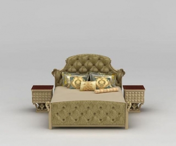 American Style Double Bed-ID:108079915