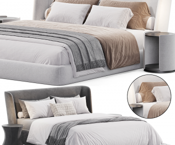 Modern Double Bed-ID:944786076