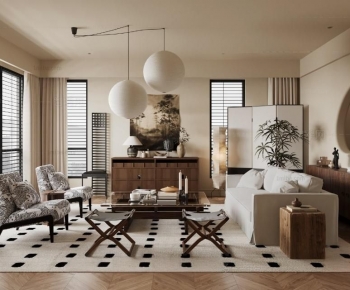 Modern A Living Room-ID:485245942