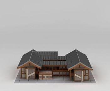 Japanese Style Building Appearance-ID:771225934