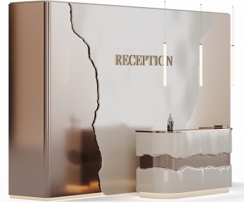 Modern Reception Desk-ID:309858085