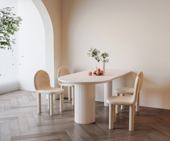 Modern Dining Table And Chairs-ID:697387937