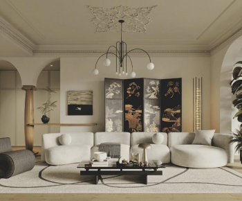 French Style A Living Room-ID:330945017