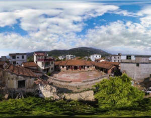 HDR农村乡镇全景-ID:946366072