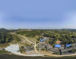 HDR农村乡镇全景-ID:171035053