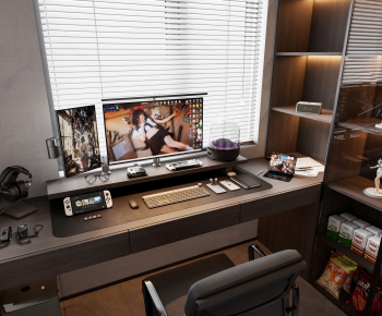 Modern Computer Desk-ID:149585015