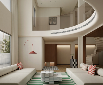 Modern A Living Room-ID:541560641