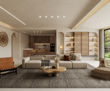 Modern A Living Room-ID:645307063