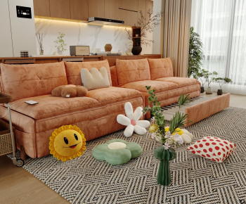 Modern Multi Person Sofa-ID:744155885
