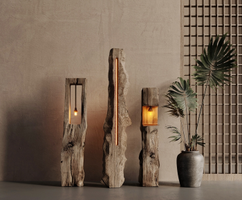 Wabi-sabi Style Floor Lamp-ID:846515892