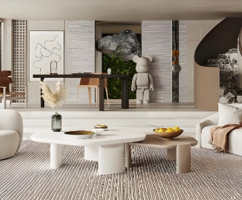 Modern A Living Room-ID:963963039