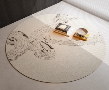 Modern Circular Carpet-ID:502353918