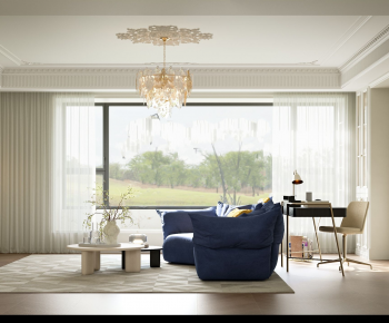 French Style A Living Room-ID:911842116