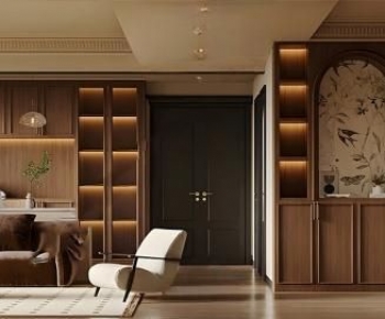 French Style A Living Room-ID:437206032