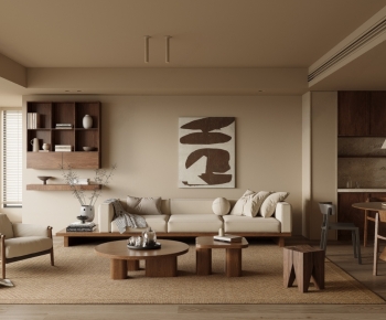 Modern A Living Room-ID:373500116