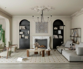 French Style A Living Room-ID:203202015