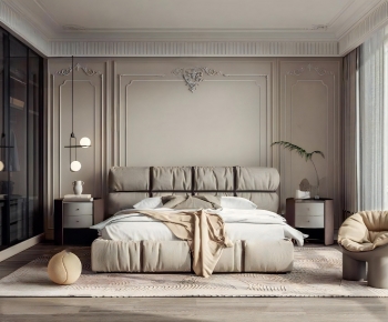 French Style Bedroom-ID:558662893