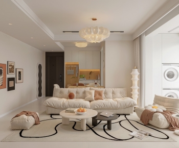 Modern A Living Room-ID:757847079