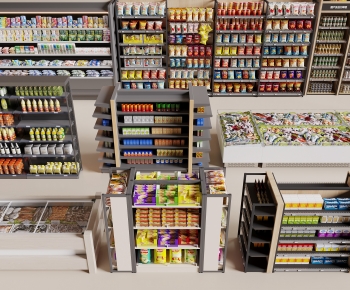 Modern Supermarket Shelf-ID:225296025
