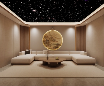 New Chinese Style Audiovisual Room-ID:308041106