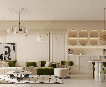 French Style A Living Room-ID:294873008