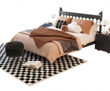 French Style Double Bed-ID:330691107