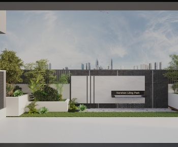Modern Courtyard/landscape-ID:518629632