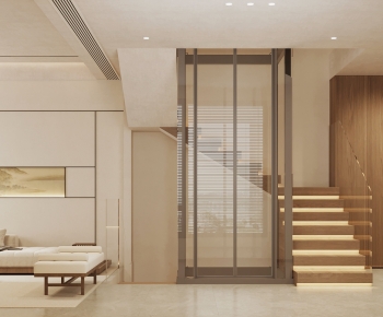 New Chinese Style A Living Room-ID:459522963