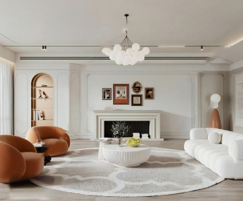 French Style A Living Room-ID:232055901