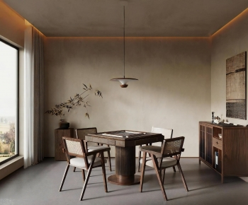 Wabi-sabi Style Chess And Card Room-ID:821537029