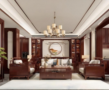 Chinese Style A Living Room-ID:243364103