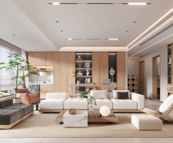 Modern A Living Room-ID:385559084