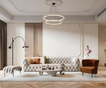 French Style A Living Room-ID:791546112