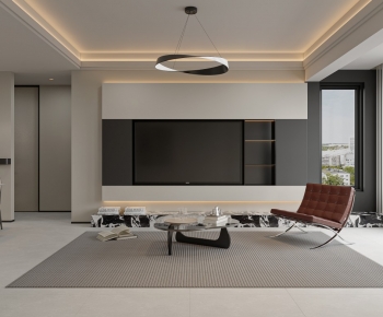 Modern A Living Room-ID:746010075