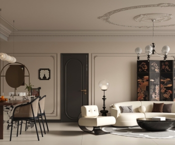 French Style A Living Room-ID:436032062