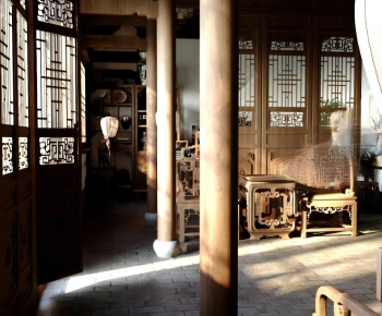 Chinese Style A Living Room-ID:955151086