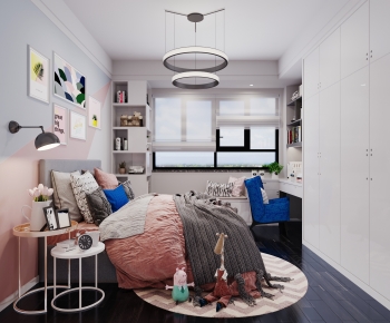 Nordic Style Girl's Room Daughter's Room-ID:553364042