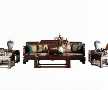 Chinese Style Sofa Combination-ID:130732063